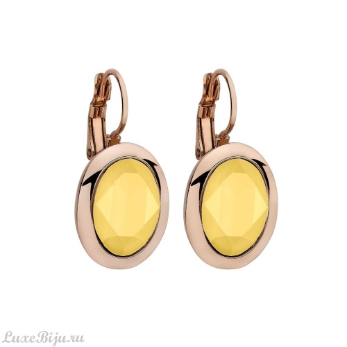 Серьги Qudo Tivola Buttercup 303161 BR/RG