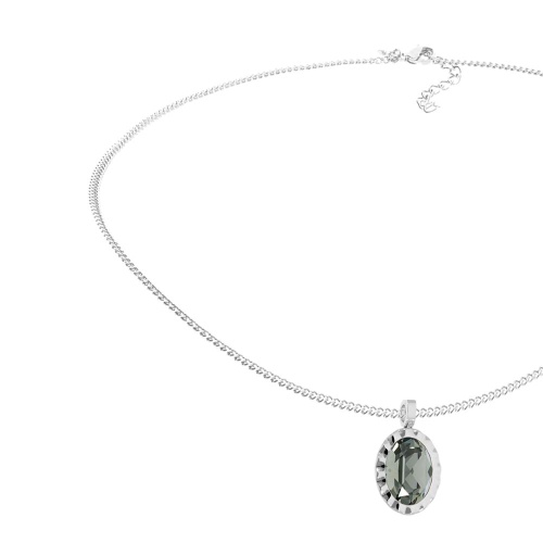 Колье Qudo TIVOLA UNICA big (S/P) Black diamond 3cm, 420539 фото 5