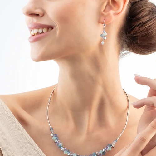 Серьги Coeur de Lion Blue-Aqua, 2038/20-0737 фото 9