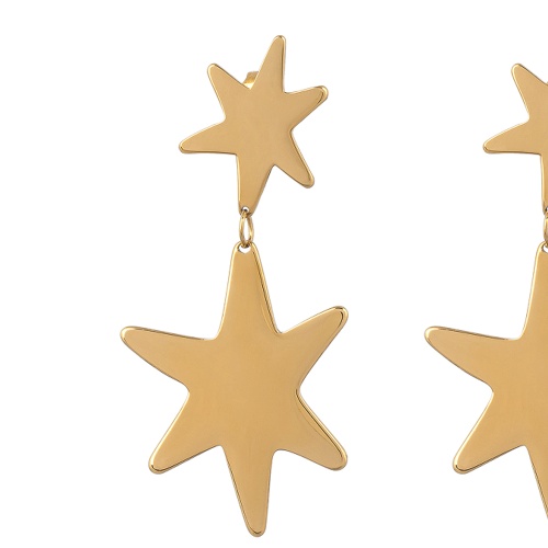 Серьги Fiore Luna Звезды, ALE0194-G фото 3