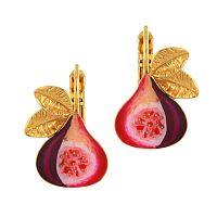 Серьги TARATATA, Grenat, с цветной смолой и микробусинами, TT-W24-04746-20M золотистый