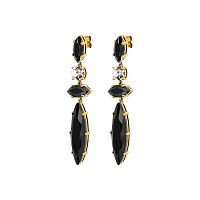 Серьги Dyrberg Kern TENERE SG BLACK_CRYSTAL, 470031