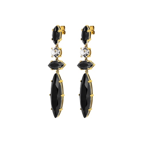 Серьги Dyrberg Kern TENERE SG BLACK_CRYSTAL, 470031