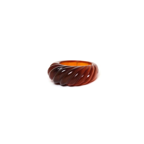 Кольцо Nature Bijoux, Okinawa, из рога, NB23.2-19-24936 коричневый, 17,5 фото 4