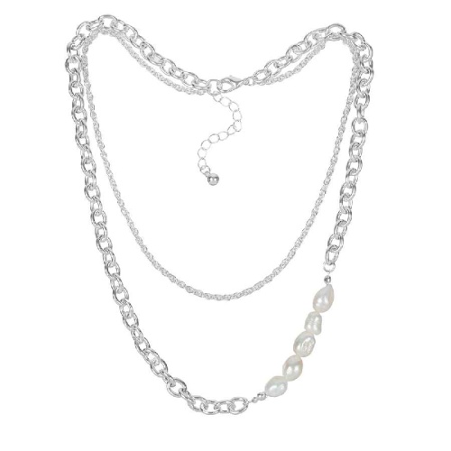 Колье Fiore Luna Bella Pearle Сarabiner, BL1010/MP S