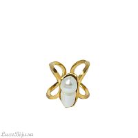 Кольцо Katerina Vassou, Jasmine, разъемное, с жемчугом, KV26.1-308799G золотистый