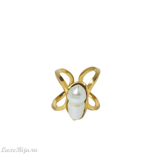 Кольцо Katerina Vassou, Jasmine, разъемное, с жемчугом, KV26.1-308799G золотистый