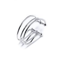 Серьги Moon Paris, Ringo, кафф, MR-21.06-076 серебристый