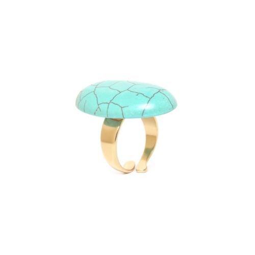 Кольцо Nature Bijoux, Lhassa, разъемное, с говлитом, NB24.1-19-25125 голубой фото 2