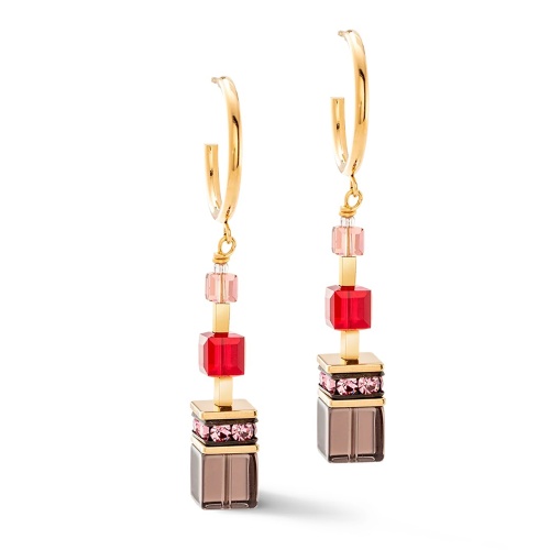 Серьги Coeur de Lion  Red-Gold, 3039/21-0316 фото 8