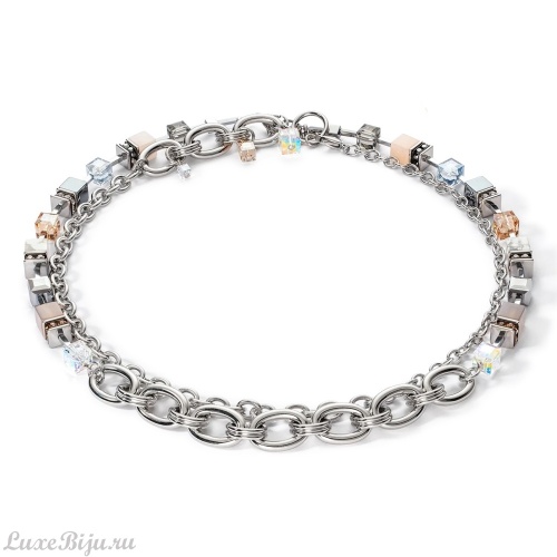 Колье Coeur de Lion Grey-Beige, 4520/10-1210