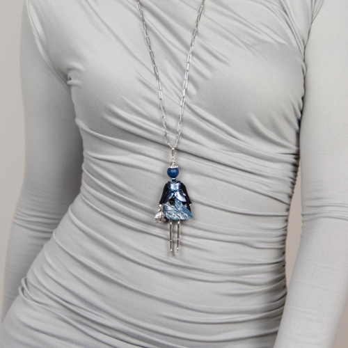 Подвеска Miamelie, кукла Мадлен, MiA-2604-CL8895 серебристый фото 3