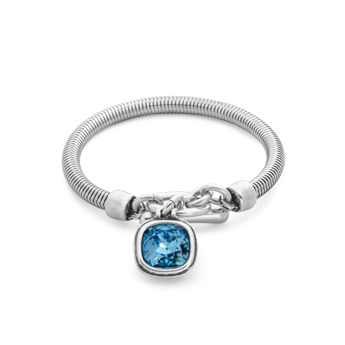 Браслет Ciclon, Solitario, с кристаллом Swarovski, CN-EMO112 голубой, 19