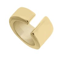 Кольцо VIDDA, Powerful, незамкнутое, металл, VD23-01690 золотистый, 16,5