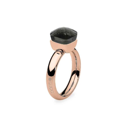 Кольцо Qudo Firenze smoky quartz 16.5 мм, 610129 BW/RG