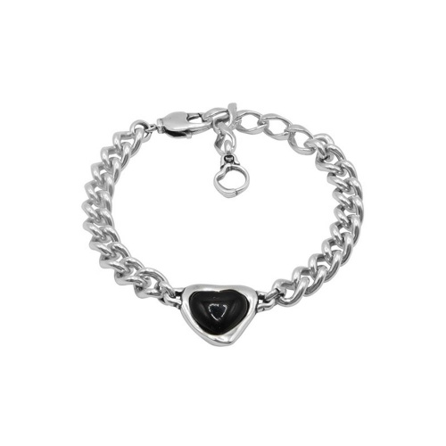 Браслет Ciclon, Idilio, с муранским стеклом, металл, CN-241107 черный