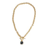 Колье Tucco, Camila, с кристаллом, TC26.1-TMC198-D черный