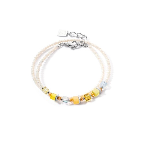 Браслет Coeur de Lion Joyful Colours White Yellow, 4564/30-0100 фото 3