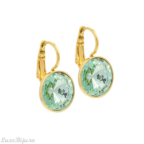 Серьги Fiore Luna Chrysolite A1903.16 G/G
