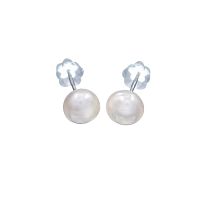 Пусеты Moon Paris, с жемчугом, Mo-Y24.11-076 белый