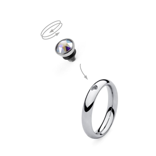 Шарм Qudo Bottone crystal aurora boreale фото 2