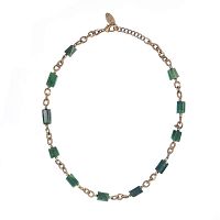 Колье Lanzerotti, Verde, с жадом, LZ-24.12-587 зеленый