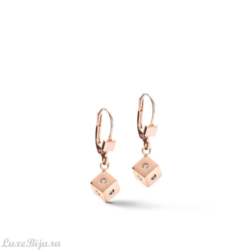 Серьги Coeur de Lion Amethyst Rose Gold 5080/20-0846