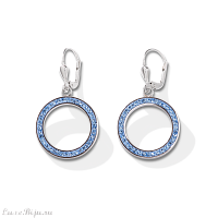 Серьги Coeur de Lion Light Blue 4926/20-0720