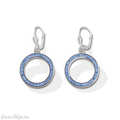 Серьги Coeur de Lion Light Blue 4926/20-0720