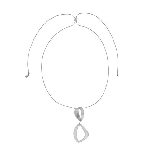 Колье Dansk Copenhagen, Alaya, с овалами неправльной формы, DNSK25.2-9C2501008 серебристый