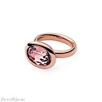 Кольцо Qudo Tivola Light rose 17.2 мм 631364/17.2 R/RG