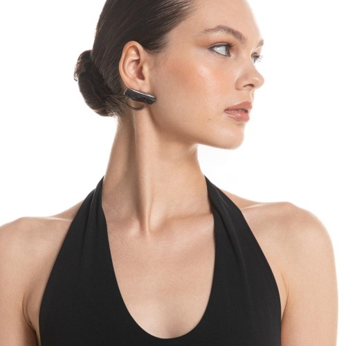 Серьги Katerina Vassou, Cosmic, с турмалином, KV25.2-404848BTOURM серебристый фото 2