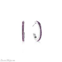 Серьги Coeur de Lion Amethyst-Silver, 0139/21-0843