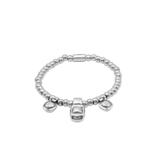 Браслет Ciclon, Kubik Charm, стрейч, металл, CN-243112-00 серебристый