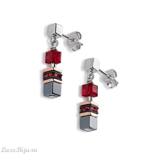 Серьги Coeur de Lion Red 4857/21-0300