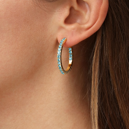 Серьги Dyrberg Kern PINA SG AQUA, 480051 фото 3