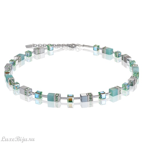 Колье Coeur de Lion Light Green 4017/10-0520