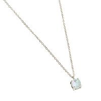 Колье Catherine Bijoux, Geometric shine, с кристаллом, CB26.1-5675AS голубой