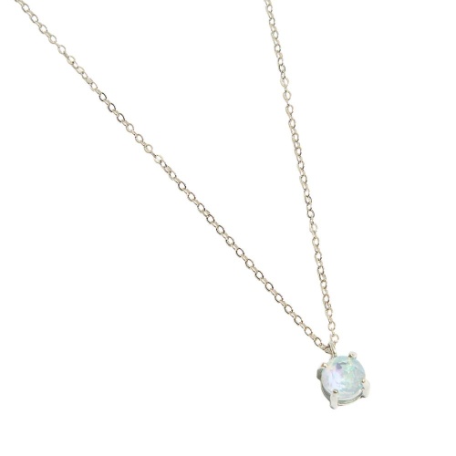 Колье Catherine Bijoux, Geometric shine, с кристаллом, CB26.1-5675AS голубой