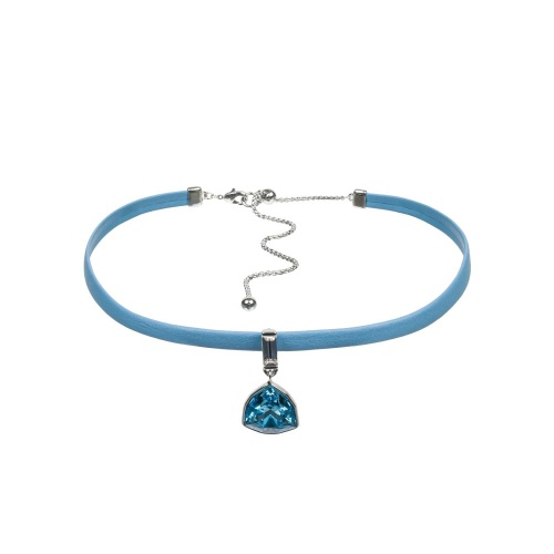 Колье Fiore Luna Aquamarine / Sky Blue Leather, B2110SW-N06.22 BL/S