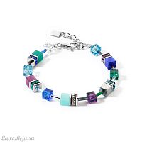 Браслет Coeur de Lion Turquoise-Purple, 2838/30-0608