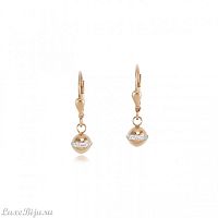 Серьги Coeur de Lion Rose Gold 4971/20-1620
