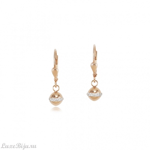 Серьги Coeur de Lion Rose Gold 4971/20-1620