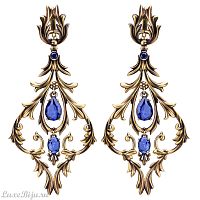 Серьги Fiore di Firenze OR1540 TANZANITE