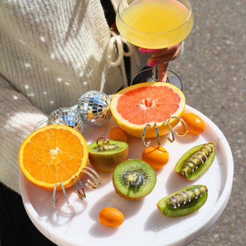 Серьги Coeur de Lion Multicolour Rainbow-Gold, 0147/23-1535 фото 2