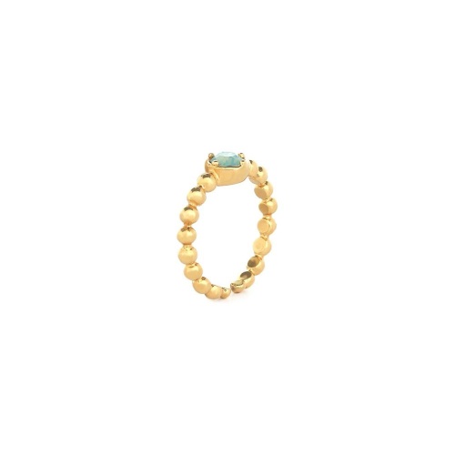 Кольцо Franck Herval, Baya, разъемное, с кристаллом Swarovski, FH24.2-19-63490 бирюзовый фото 5