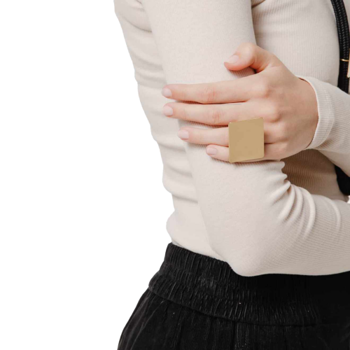 Кольцо Katerina Vassou, Kezia, разъемное, с прямоугольным элементом, KV26.1-308444G золотистый фото 5