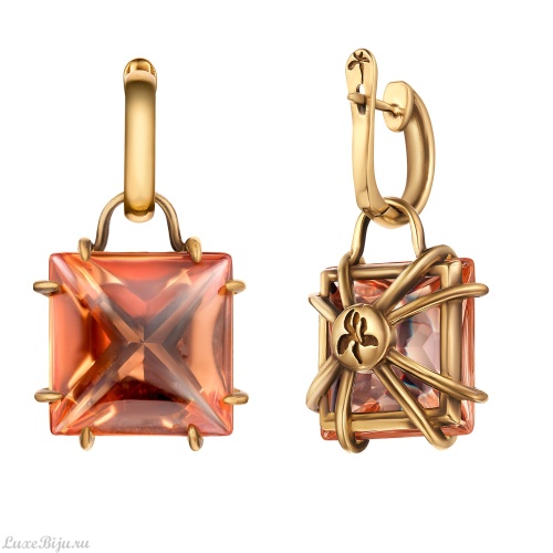 Серьги Fiore di Firenze OR0410 CHAMPAGNE фото 2