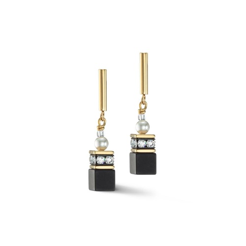 Пусеты Coeur de Lion Black-Gold, 5086/21-1316