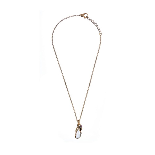 Колье Alcozer&J, с жемчугом и рубином, AL2512-C58BS25 белый фото 2